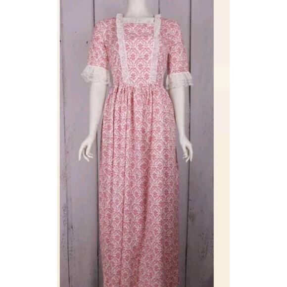 NEW Frontier Classics Mattie Dress XL Maxi Prairie Western Floral Colonial Rose - Picture 2 of 13